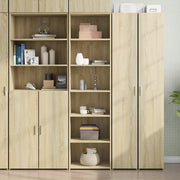 vidaXL Credenza Rovere Sonoma 50x41x185 in Legno Multistrato