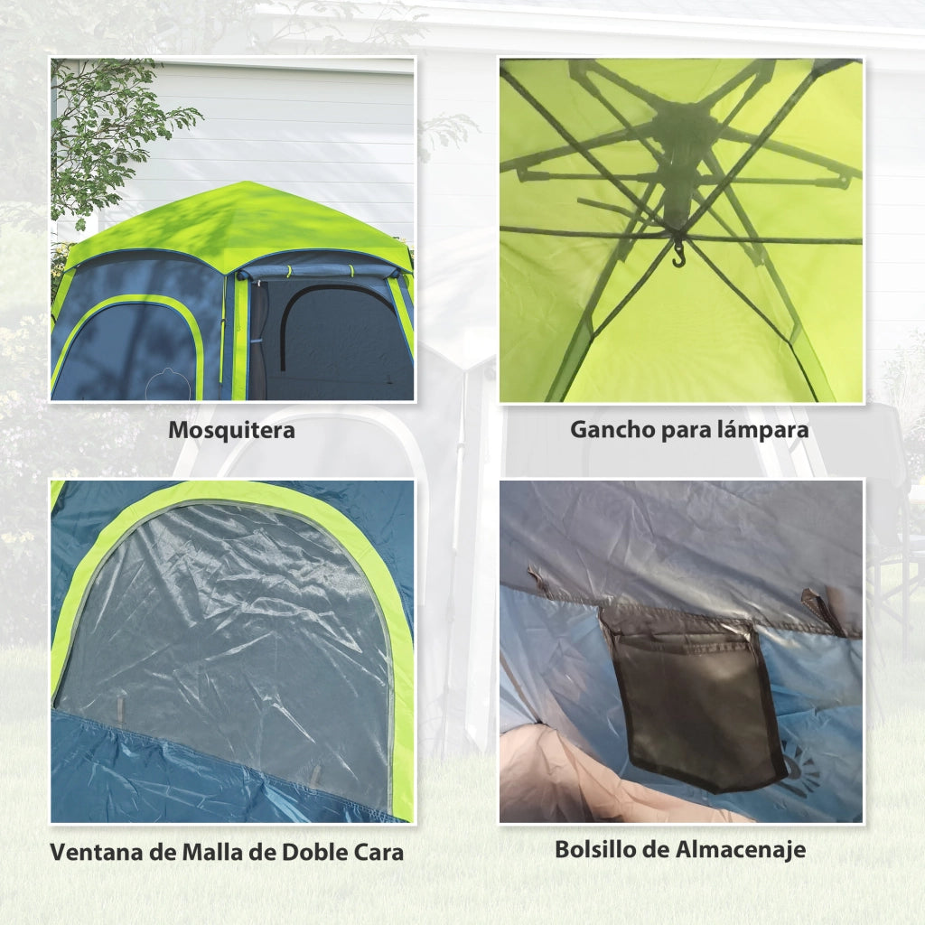 Tenda 4 Posti ¨C zephmum ¨C 280x240x155 cm Blu