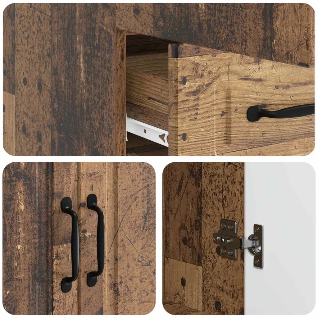 Credenza Legno antico 66 x 34,5 x 92 cm Legno ingegnerizzato