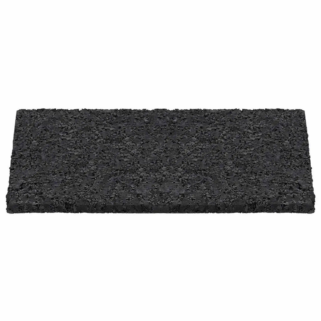 Pad per patio in granuli di gomma Nero 6 x 9 x 0,3 cm Gomma CFW8107929
