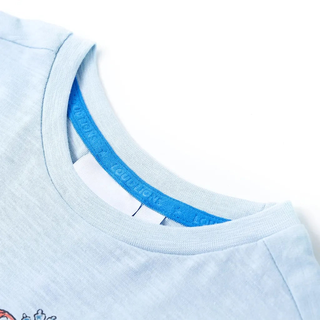Maglietta da Bambino Azzurra 128 12562