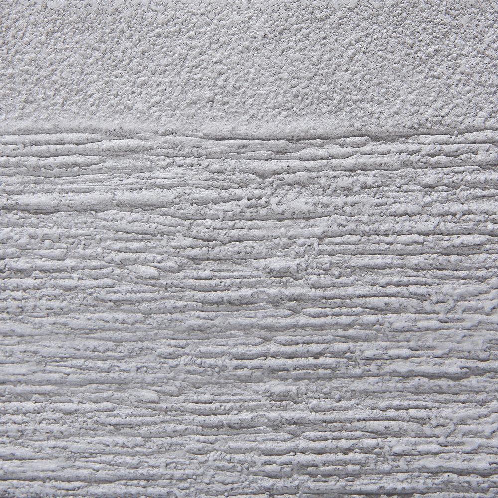 Vaso per piante fioriera in fibra di argilla grigio chiaro solida quadrata 40 x 38 cm resistente ai raggi UV
