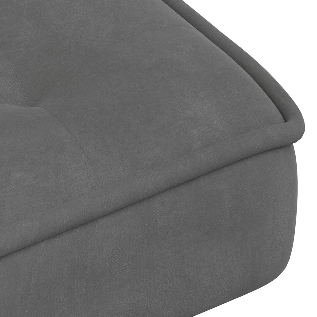 Sedia Relax 64x74x84 cm Grigio Scuro in Velluto CFW8264890