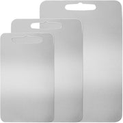 Set di taglieri in acciaio inox 304 - 25/29/34 cm - Manico ergonomico - Resistente al lavastoviglie - Taglieri in titanio
