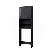 Vicco Mobiletto per lavatrice Antracite lucido 64 x 190.5 cm