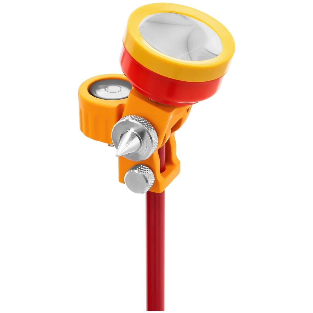 Mini prisma con stelo e base ø 3,6 cm rivestimento argento acciaio cromato rosso 14_0009382
