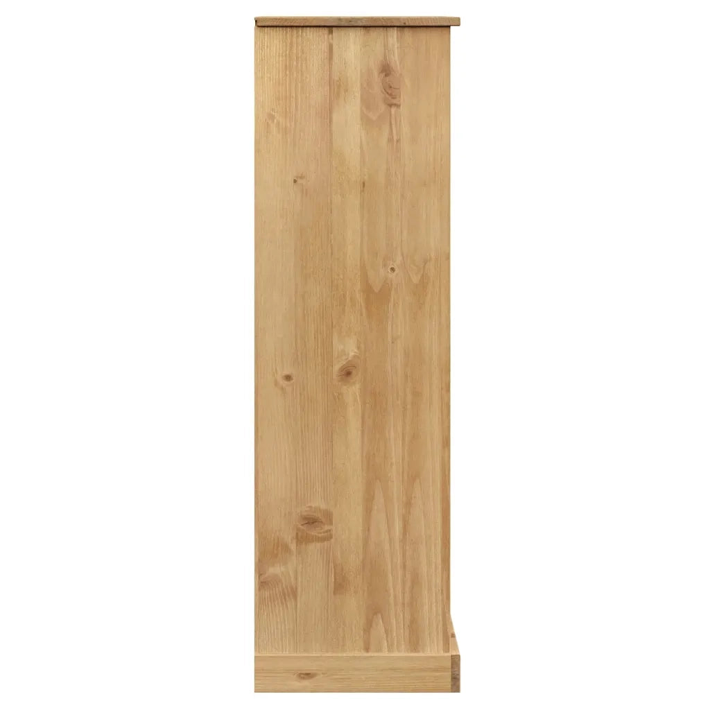 Libreria VIGO 90x35x114,5 cm in Legno Massello di Pino 353181