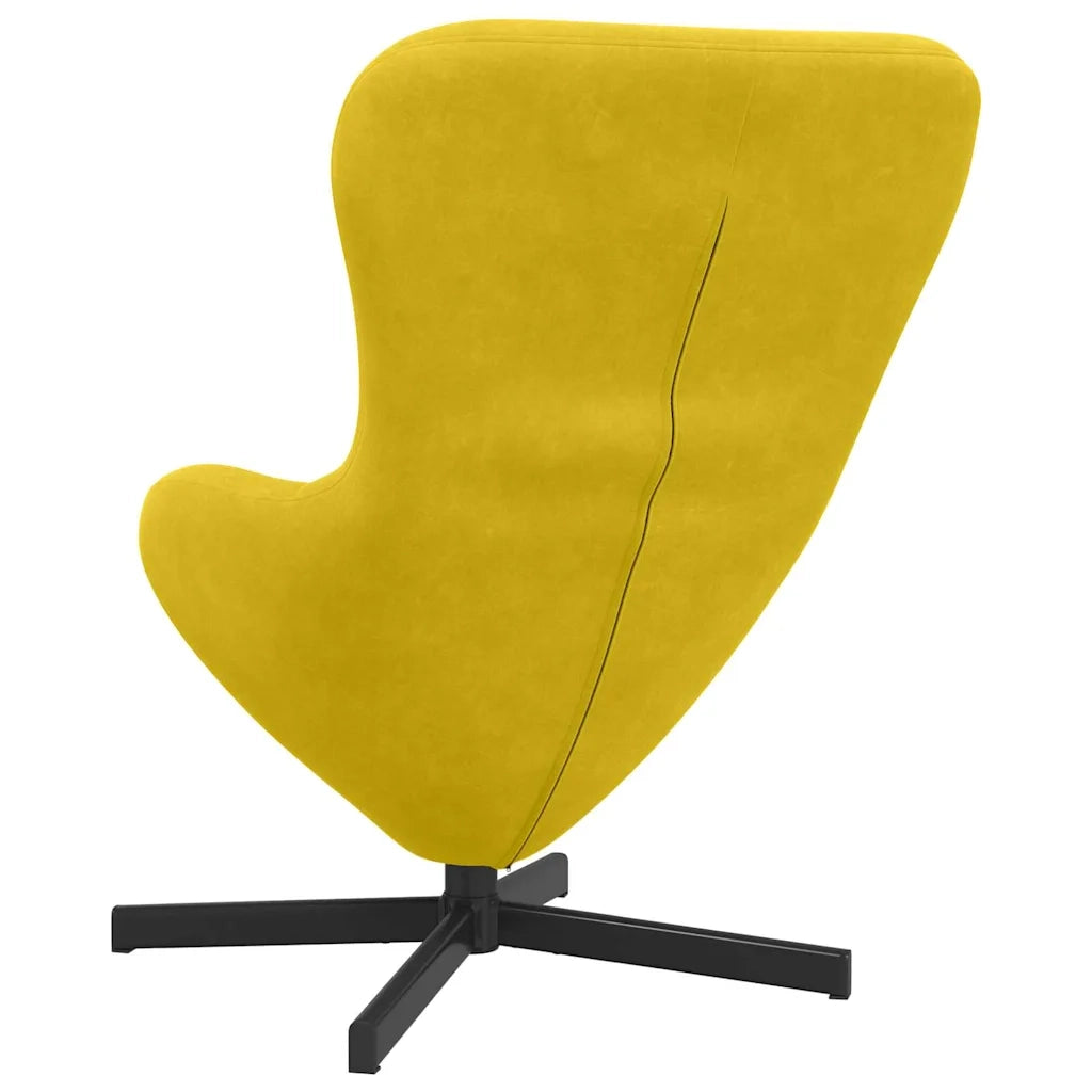 Poltrona uovo Giallo 63 x 73 x 90 cm Velluto 42002763