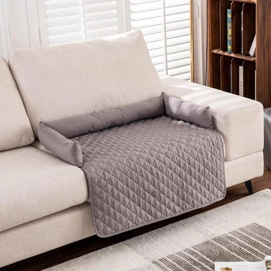 Cuscino per cani con protezione da bagni e poltrona - degenza impermeabile per cani grandi - coperta impermeabile - cuscino per cani con protezione da poltrona e letto - letto per cani lavabile - confortevole per animali domestici