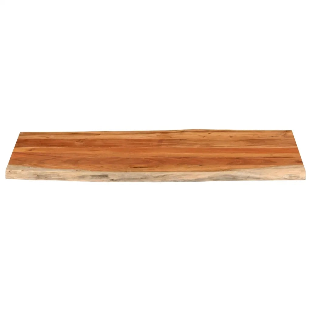 vidaXL Piano Tavolo 140x60x2,5 cm Rettangolare Legno Acacia Bordi Vivi