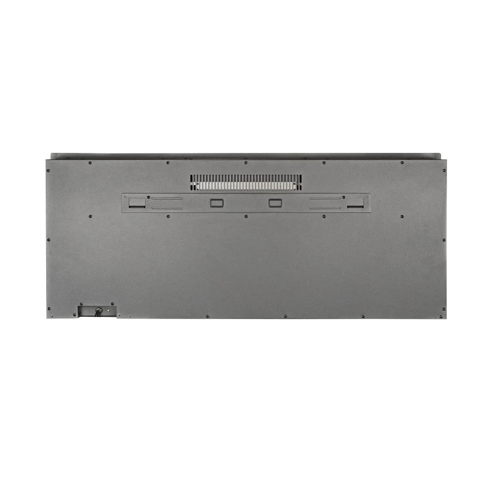 Camino elettrico caminetto da parete a incasso frontale CHICAGO130 L127 x P14 x H45