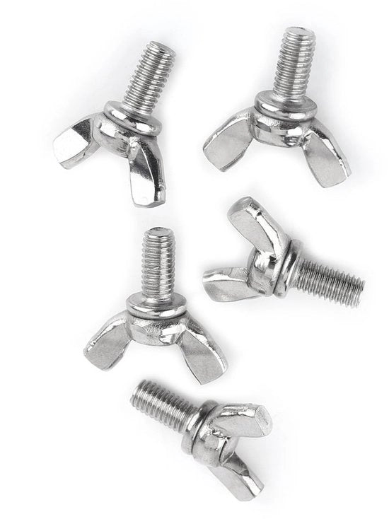 Set di viti a gomito in acciaio inossidabile 304 - 5 viti - M5 x 10 mm - Corrosione resistente - Facile da utilizzare - Materiale di fissaggio