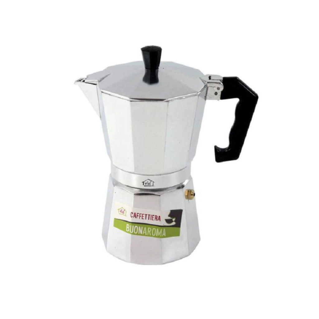 Vivi Macchina da caffè Moka 1 Tazza in Alluminio