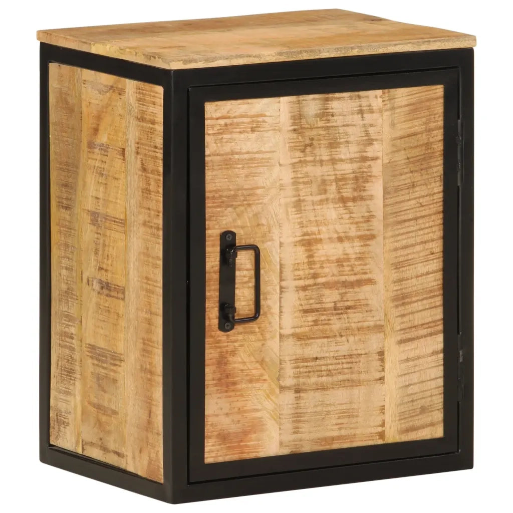 Mobile da Bagno 40x30x50 cm in Legno Massello di Mango e Ferro 358573