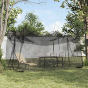 Zanzariera da giardino 156 Mesh Nero 3 x 4,5 x 2,5 m Poliestere 42033536