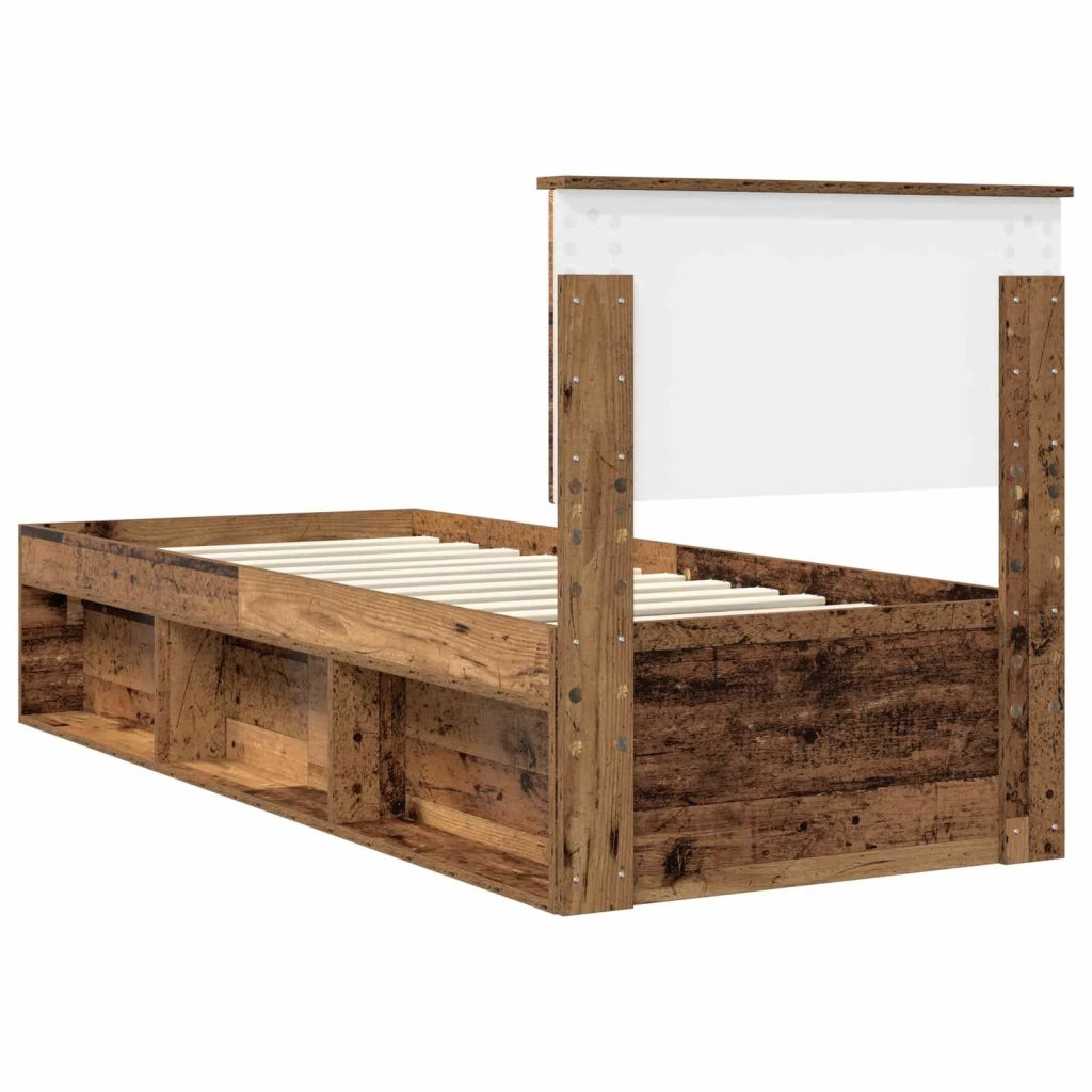 Struttura del letto Legno vecchio 75 x 190 cm Pino massello 3410670