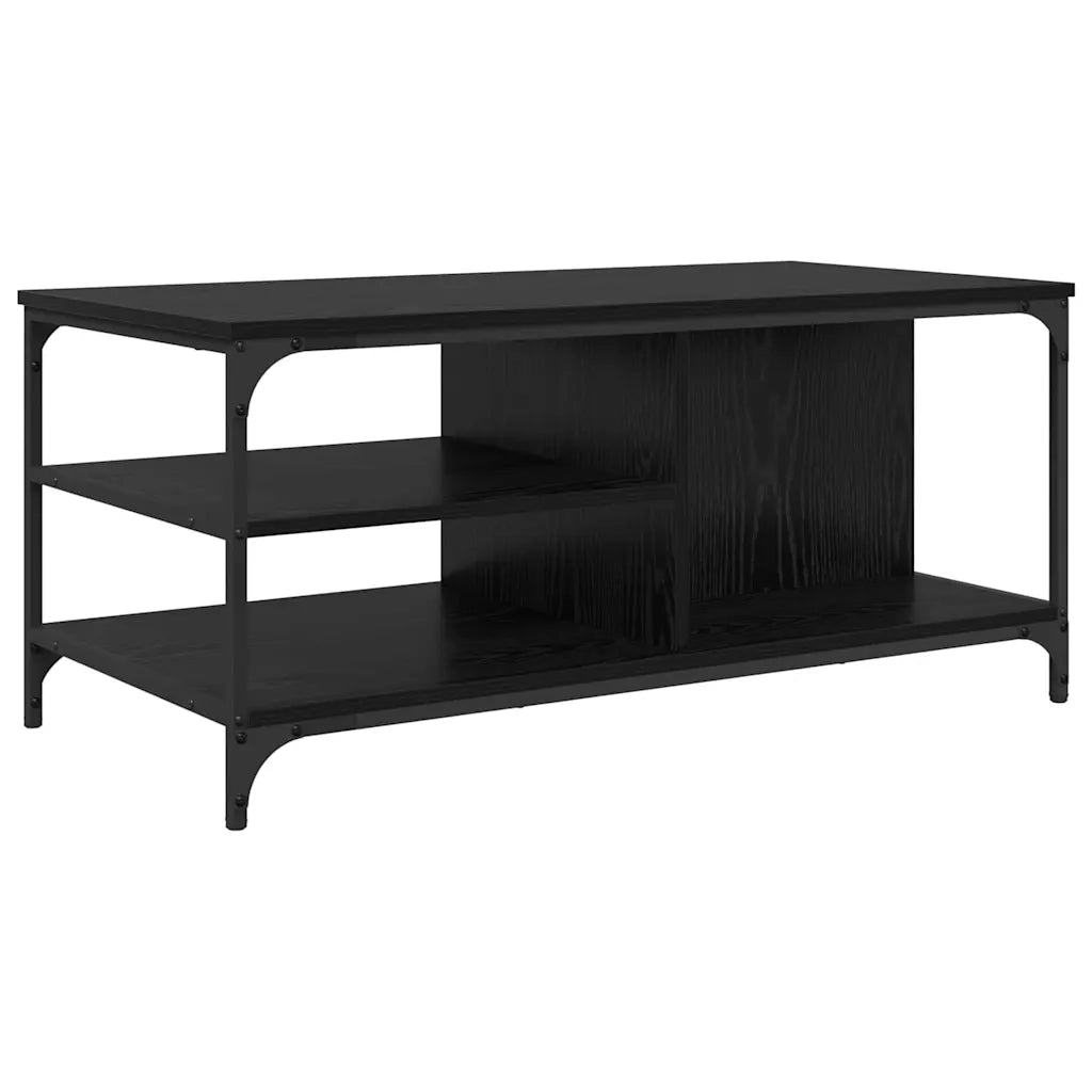 Tavolino da salotto Rovere Nero 100 x 50 x 45 cm 886242