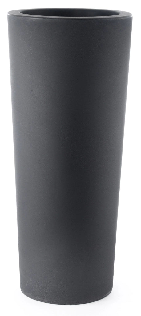 Vaso Ø55x145 cm in Polietilene Schio Cono 145 Antracite
