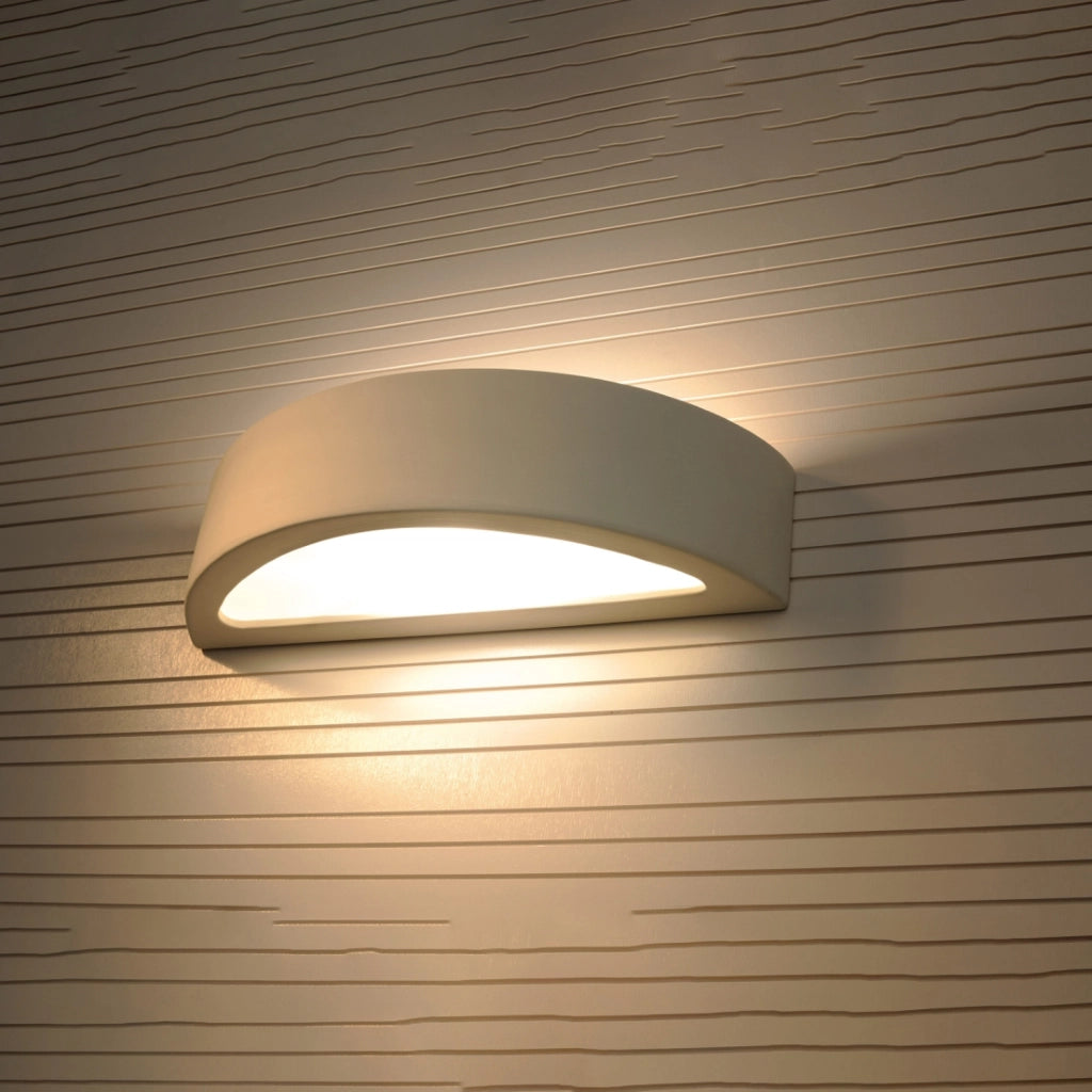Applique in ceramica bianca LUMERA Pure Lume E27 PU.0001