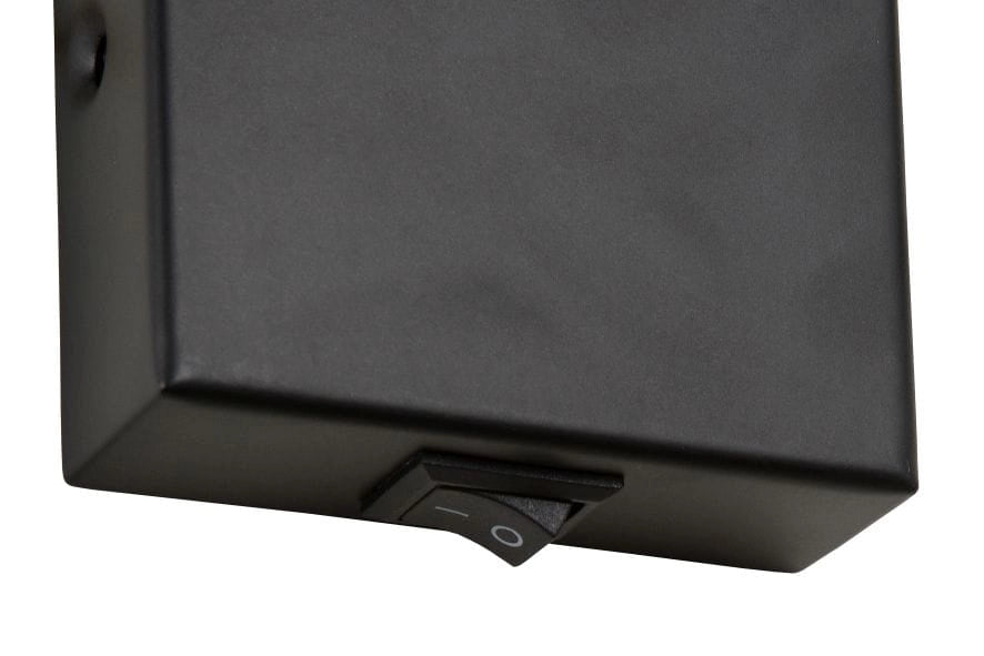 Lucide Buddy lampada da parete LED 3W 4000K nero cromo