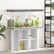 Supporto per Acquario 100x40x60 cm in Legno Multistrato Bianco 833583
