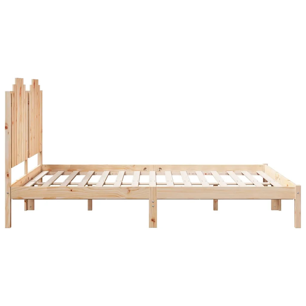 Giroletto Extra Lungo senza Materasso 160x220 cm Legno Massello 3309231