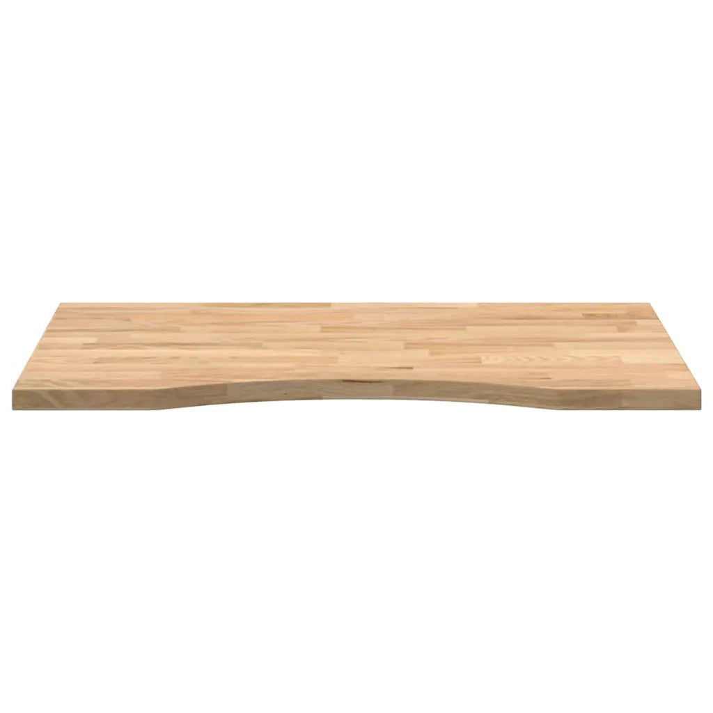 vidaXL Piano Scrivania 80x60x2,5 cm Rovere Massello Non Trattato