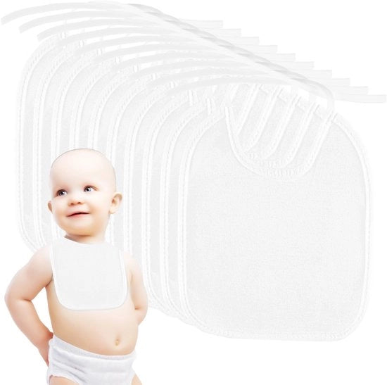 Pannelli per Bambini per Pittura, 12-Pack Pannelli Bianchi per Pittura, Pannelli di Cotone Impermeabili Bianchi per Pittura, Regalo per Festa di Bambina, per Ragazze/Ragazzi