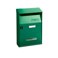 Cassetta Postale Alubox EFFE T verde