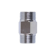 RACCORDO DRITTO PROLUNGATO INTERMEDIO IN OTTONE CROMATO - 1/2X1/2  - RIN