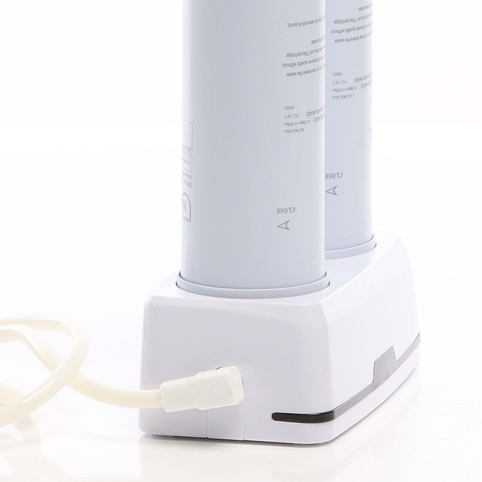 Naturewater Filtro acqua NW-2-CTOUF, Sistema di filtrazione a 2 livelli con cartucce, Filtro da banco