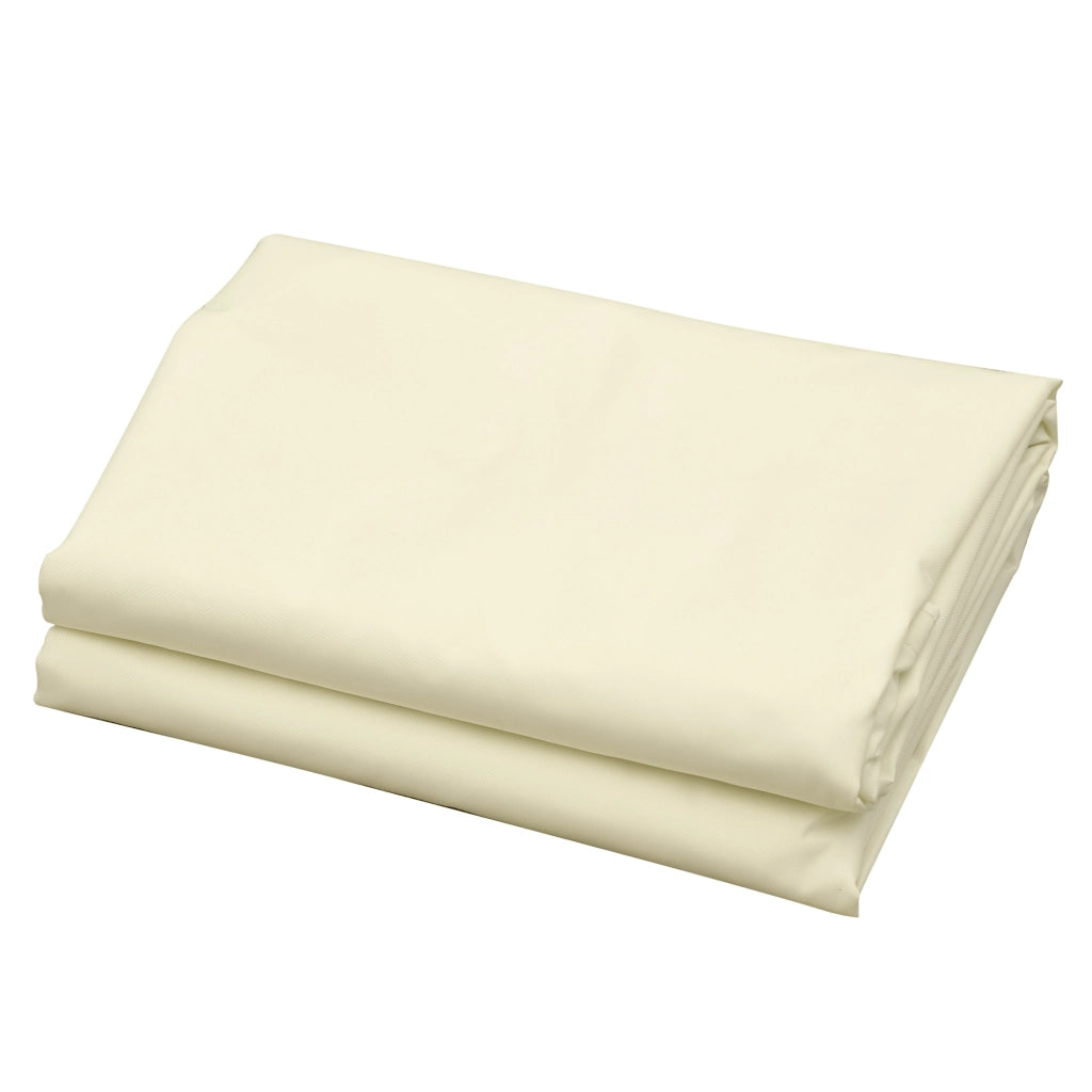 Tenda da Sole Rettangolare ¨C zephmum ¨C Poliestere 3x4m Bianco crema
