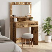 Tavolo da Trucco con cassetto Legno vecchio 79 x 41 x 135 cm 865089
