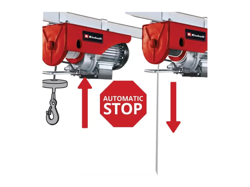 Argano TC-EH 250-18 Einhell sollevamento fino a 250 kg cavo 18m motore 500W