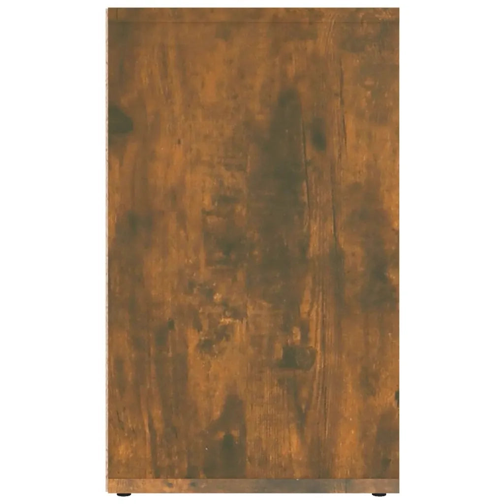 Scarpiera-Scaffale per scarpe Rovere Fumo 52,5x30x50 cm