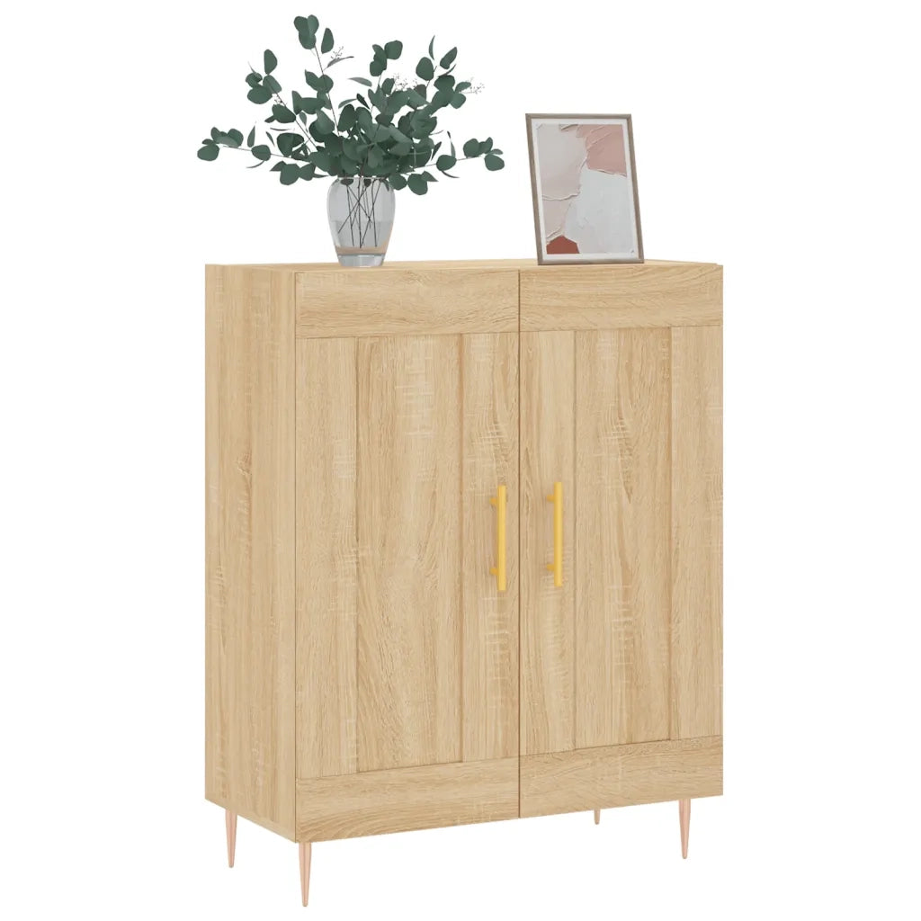 Credenza Rovere Sonoma 69,5x34x90 cm in Legno Multistrato 830183