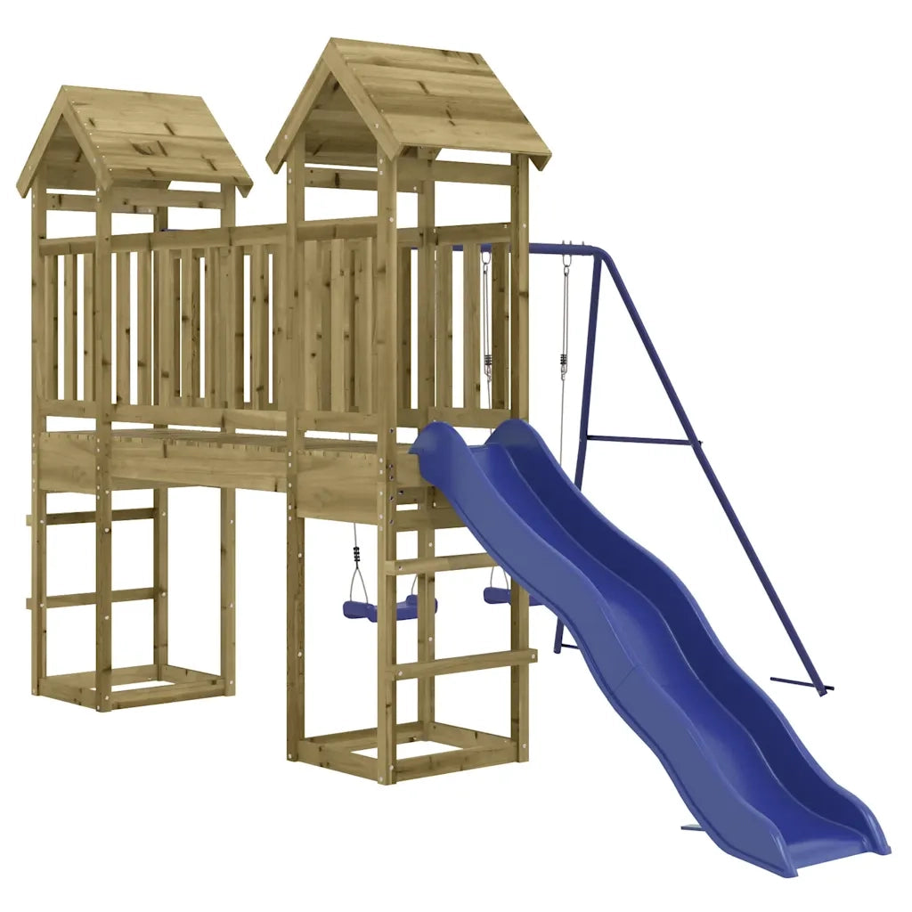 Set da Gioco da Esterno in Legno di Pino Impregnato 3155827