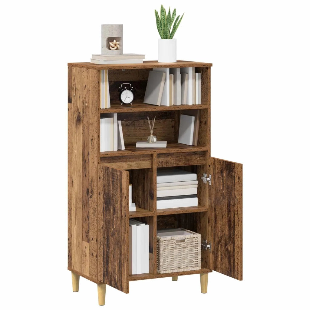 Credenza Legno di quercia 60 x 36 x 110 cm Legno ingegnerizzato 8014918