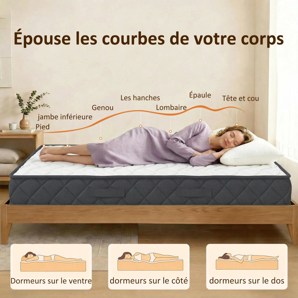 Materasso Memory Foam Oeko-Tex ¨C Zephmum ¨C 90x190 cm
