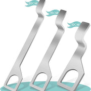 Supporto di coda in acciaio inossidabile 10/15/20 cm (lotto da 3), supporto di coda in acciaio inossidabile, adatto per Volkswagen T4 T5 T6 Multivan/California/Camping/Bus (3)