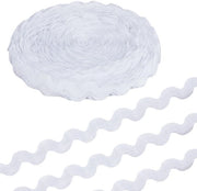 Fregio a Rasoio 28 Metri - Lint a Spacco - Sartoriale per Abbigliamento - Decorazione per Matrimonio/Casa - Poliestere - 11 mm Largo