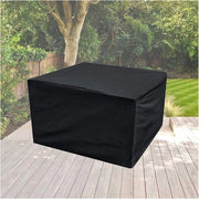 Ombrellone da giardino impermeabile e resistente al vento in tessuto 420D Oxford - Nero - 0,6 x 0,6 x 0,6 cm