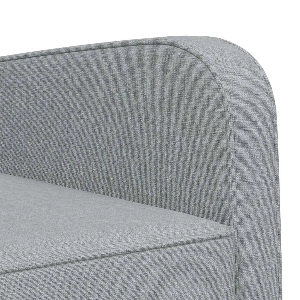 Poltrona Grigio Chiaro Tessuto 42043393