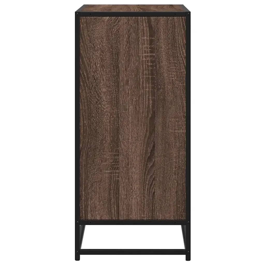 Credenza-Buffet-Armadio da cucina Rovere Marrone 68x35x76 cm in Legno Multistrato 696026