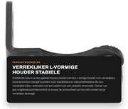Verrekijker L-vormige Sostegno - Stabili Osservazioni - Beugel in Alluminio - Escursioni in Campo - Adattatore per Binocolo - Foro di Viti 1/4 Pollici