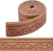Molding decorativo 3D in foam autofissante, bordo marrone, decorazione per pareti, DIY decor per hotel