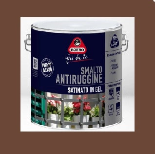 SMALTO ANTIRUGGINE SAT. MARRONE 0,5LT - BOERO