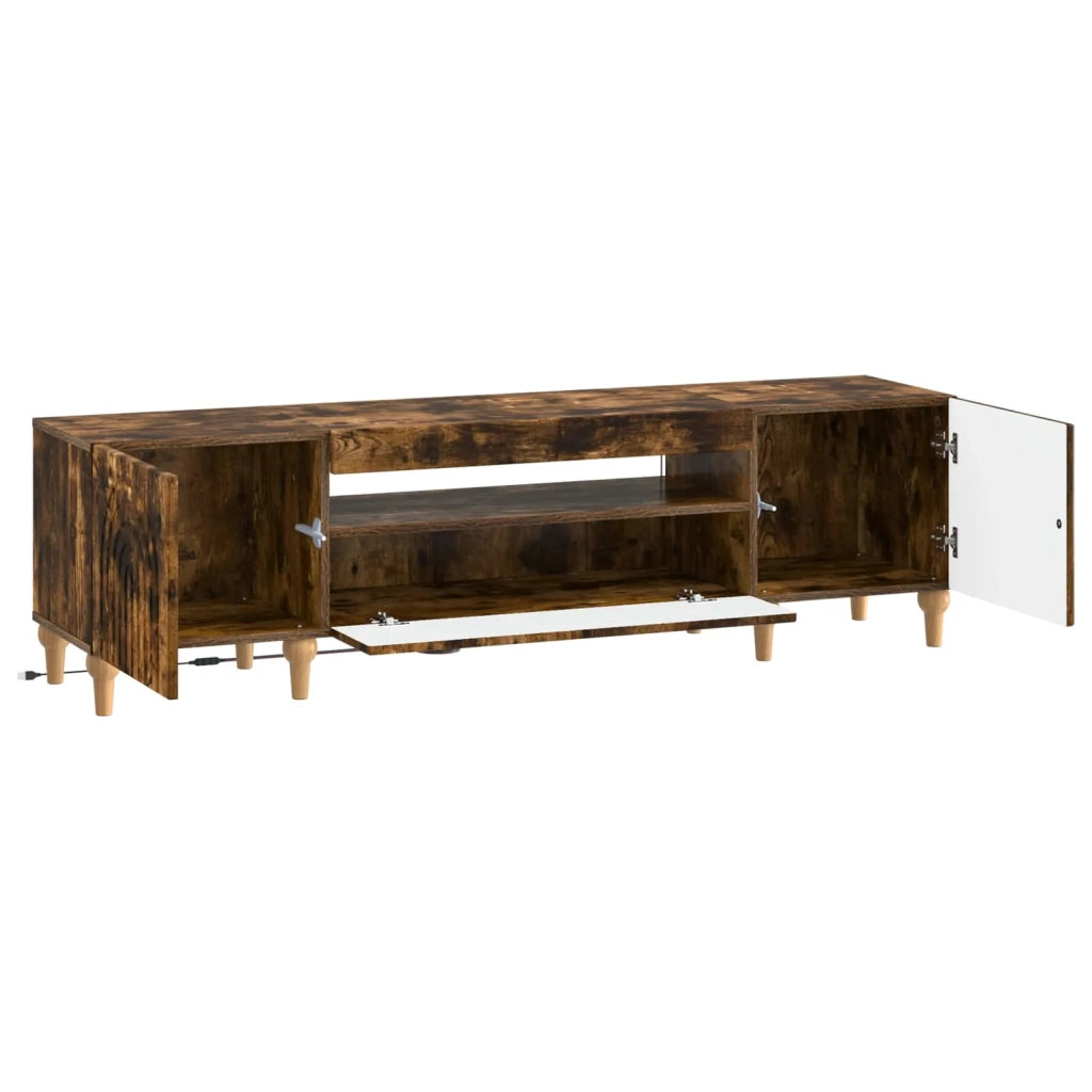 Mobile TV LED Rovere Fumo Legno ingegnerizzato 896250