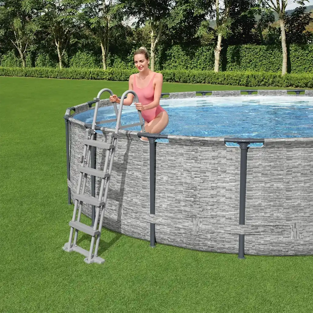 Bestway Piscina Rotonda Power Steel 488x122 cm 3202688