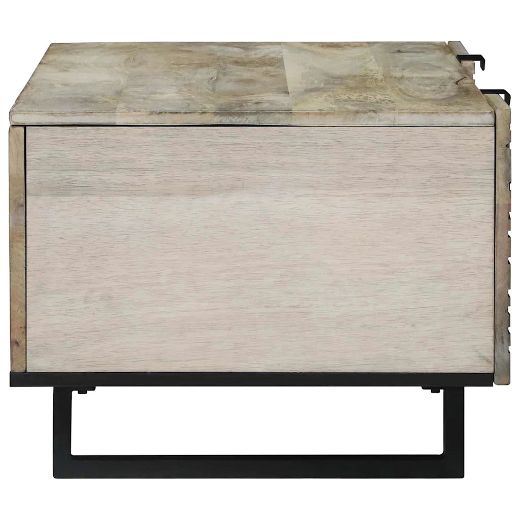 vidaXL Tavolino da salotto Bianco, Nero 100 x 54 x 40 cm